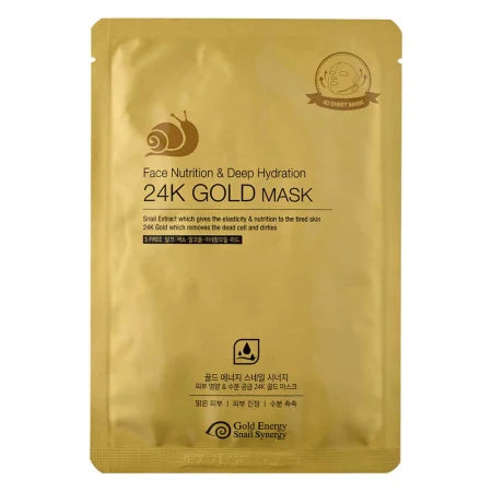 Mască Face Nutrition&Deep Hydration, Gold Snail, (5 +5  gratuit) buc