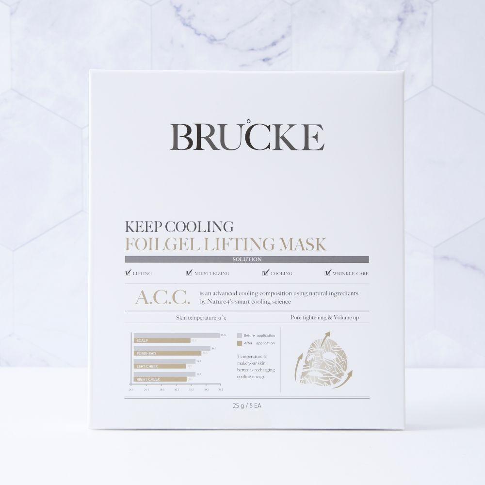 Mască cu efect de lifting, Keep Cooling A.C.C., BRUCKE (1 buc)