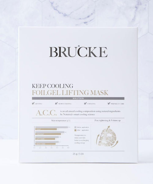 Mască cu efect de lifting Keep Cooling A.C.C., BRUCKE (5 + 5 gratuit )