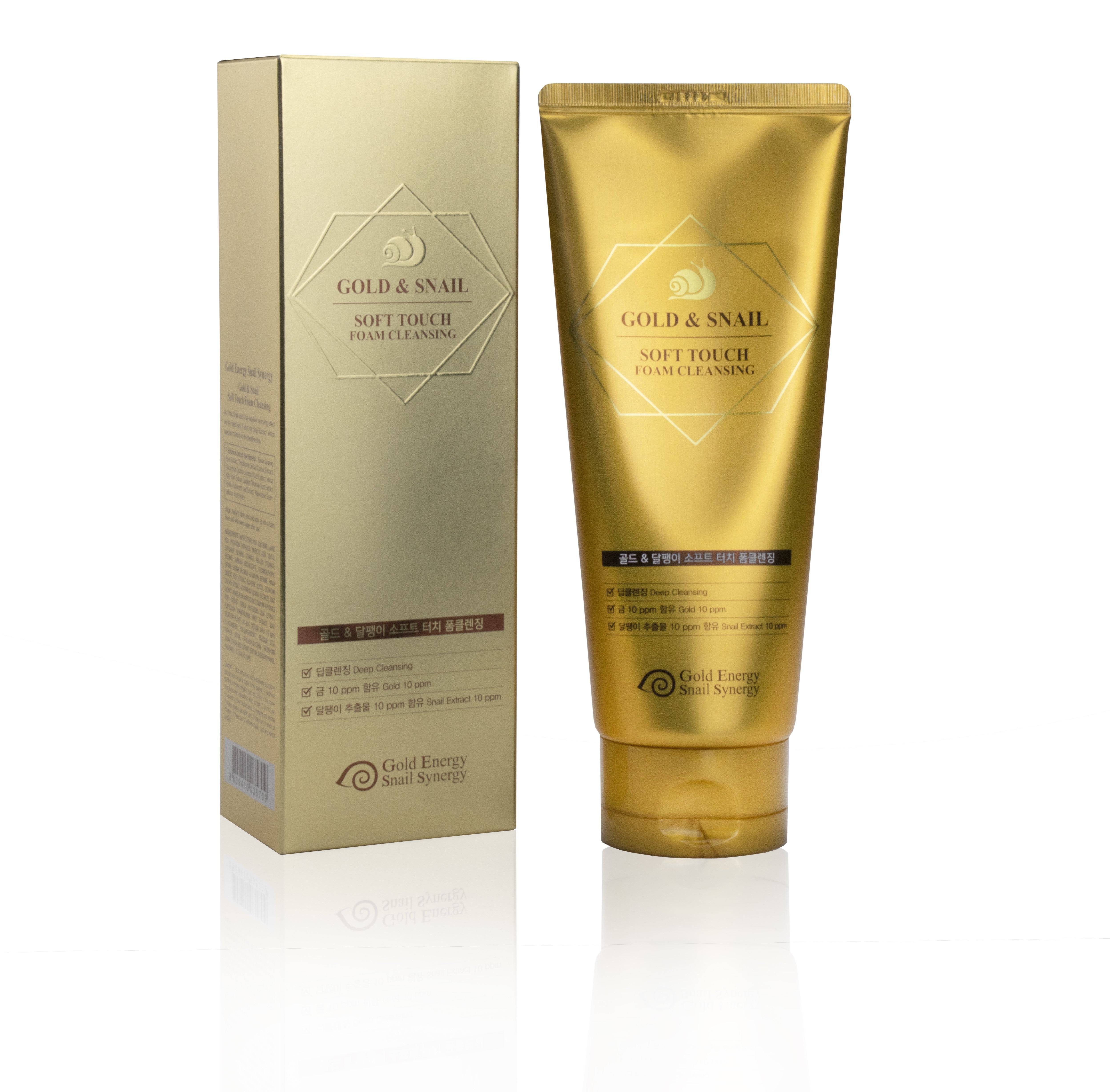 Spumă de curățare coreeană, Gold Snail (170g)