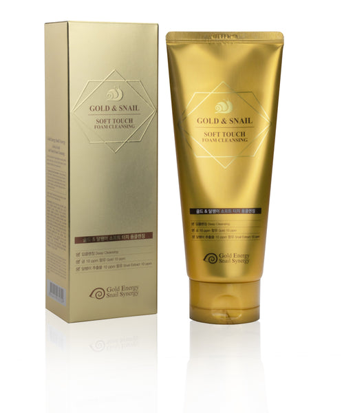 Spumă de curățare coreeană, Gold Snail (170g)
