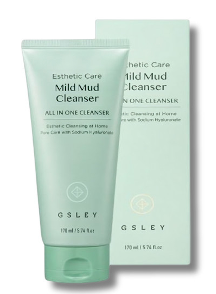 GSLEY soluție de curățare pe bază de nămol, argilă și acid hialuronic, 170 ml